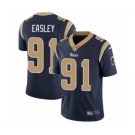 Men's Nike Los Angeles Rams #91 Dominique Easley Navy Blue Team Color Vapor Untouchable Limited Player NFL Jersey