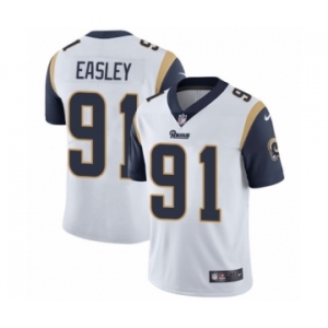 Men's Nike Los Angeles Rams #91 Dominique Easley White Vapor Untouchable Limited Player NFL Jersey