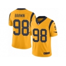 Men's Nike Los Angeles Rams #98 Connor Barwin Limited Gold Rush NFL Jersey