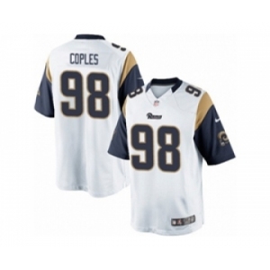 Men's Nike Los Angeles Rams #98 Quinton Coples Limited White NFL Jersey