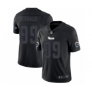 Men's Nike Los Angeles Rams #99 Aaron Donald Limited Black Rush Impact NFL Jersey