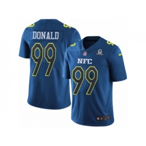 Men's Nike Los Angeles Rams #99 Aaron Donald Limited Blue 2017 Pro Bowl NFL Jersey