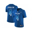 Nike Los Angeles Rams #4 Greg Zuerlein Royal Men Stitched NFL Limited NFC 2018 Pro Bowl Jersey