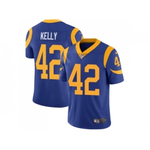 Nike Los Angeles Rams #42 John Kelly Royal Blue Alternate Men Stitched NFL Vapor Untouchable Limited Jersey