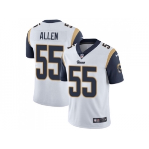 Nike Los Angeles Rams #55 Brian Allen White Men Stitched NFL Vapor Untouchable Limited Jersey