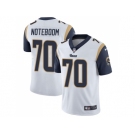 Nike Los Angeles Rams #70 Joseph Noteboom White Men Stitched NFL Vapor Untouchable Limited Jersey