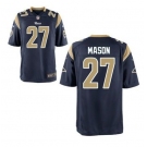 nike nfl jerseys st. louis rams #27 mason blue[nike limited]