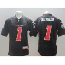 cfl jerseys #1 burris black