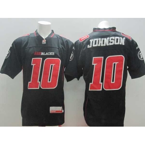 cfl jerseys #10 johnson black