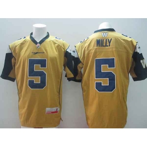 cfl jerseys #5 willy yellow