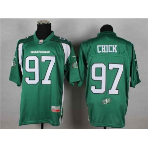 cfl jerseys #97 chick green