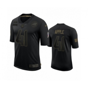 Carolina Panthers #41 Eli Apple Black 2020 Salute to Service Limited Jersey