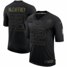 Men Carolina Panthers #22 Christian McCaffrey Nike 2020 Salute To Service Limited Jersey Black