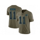 Men Nike Carolina Panthers #11 Brenton Bersin Limited Olive 2017 Salute to Service NFL Jersey