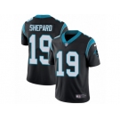 Men Nike Carolina Panthers #19 Russell Shepard Black Team Color Vapor Untouchable Limited Player NFL Jersey