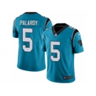 Men Nike Carolina Panthers #5 Michael Palardy Blue Alternate Vapor Untouchable Limited Player NFL Jersey