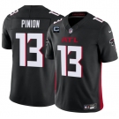 Men's Atlanta Falcons #13 Bradley Pinion Black 2025 F.U.S.E With 1-Star C Patch Vapor Untouchable Limited Football Stitched Jersey