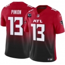 Men's Atlanta Falcons #13 Bradley Pinion Red Black 2025 F.U.S.E With 1-Star C Patch Vapor Untouchable Limited Football Stitched Jersey