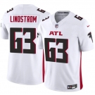 Men's Atlanta Falcons #63 Chris Lindstrom White 2025 F.U.S.E. Vapor Untouchable Limited Football Stitched Jersey