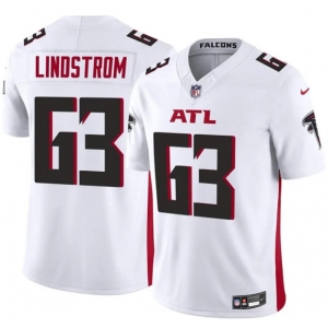 Men's Atlanta Falcons #63 Chris Lindstrom White 2025 F.U.S.E. Vapor Untouchable Limited Football Stitched Jersey