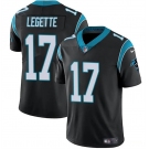 Men's Carolina Panthers #17 Xavier Legette Black 2024 Draft Vapor Limited Football Stitched Jersey