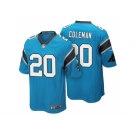 Men's Carolina Panthers #20 Kurt Coleman Light Blue Color Rush Limited Jersey