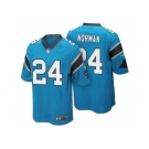 Men's Carolina Panthers #24 Josh Norman Light Blue Color Rush Limited Jersey