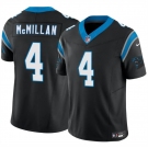 Men's Carolina Panthers #4 Tetairoa McMillan Black 2025 Draft F.U.S.E. Vapor Limited Football Stitched Jersey
