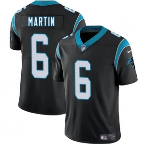 Men's Carolina Panthers #6 Sam Martin Black 2025 Vapor Limited Football Stitched Jersey
