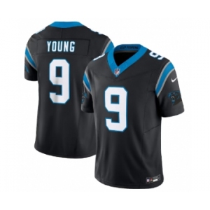 Men's Carolina Panthers #9 Bryce Young Black 2023 F.U.S.E. Vapor Untouchable Football Stitched Jersey
