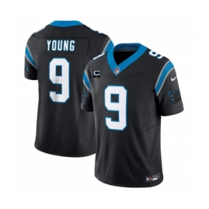 Men's Carolina Panthers #9 Bryce Young Black 2023 F.U.S.E. With 1-Star C Patch Vapor Untouchable Football Stitched Jersey