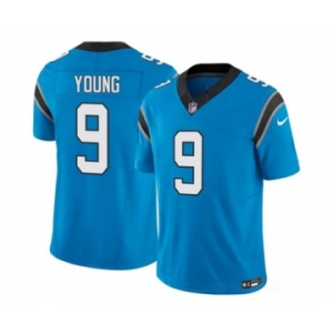 Men's Carolina Panthers #9 Bryce Young Blue 2023 F.U.S.E. Vapor Untouchable Football Stitched Jersey