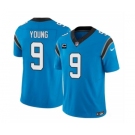 Men's Carolina Panthers #9 Bryce Young Blue 2023 F.U.S.E. With 1-Star C Patch Vapor Untouchable Football Stitched Jersey