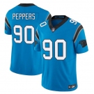 Men's Carolina Panthers #90 Julius Peppers Blue F.U.S.E. Vapor Limited Football Stitched Jersey