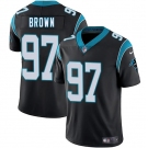 Men's Carolina Panthers #97 Bobby Brown Black 2025 Vapor Limited Football Stitched Jersey