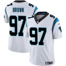 Men's Carolina Panthers #97 Bobby Brown White 2025 Vapor Limited Football Stitched Jersey