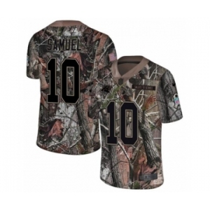 Men's Nike Carolina Panthers #10 Curtis Samuel Camo Rush Realtree Limited NFL Jersey