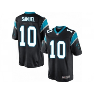 Men's Nike Carolina Panthers #10 Curtis Samuel Limited Black Team Color NFL Jersey