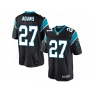 Men's Nike Carolina Panthers #27 Mike Adams Limited Black Team Color NFL Jersey