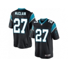 Men's Nike Carolina Panthers #27 Robert McClain Limited Black Team Color NFL Jersey