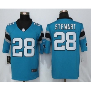 Men's Nike Carolina Panthers #28 Jonathan Stewart Blue Limited Jerseys