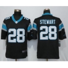 Men's Nike Carolina Panthers #28 Jonathan Stewart Limited Black Team Color NFL Jersey