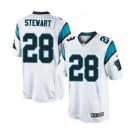 Men's Nike Carolina Panthers #28 Jonathan Stewart Limited White NFL Jersey