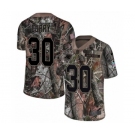 Men's Nike Carolina Panthers #30 Stephen Curry Camo Rush Realtree Limited NFL Jersey