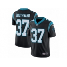 Men's Nike Carolina Panthers #37 Dezmen Southward Black Team Color Vapor Untouchable Limited Player NFL Jersey