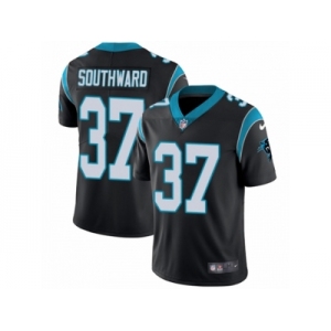Men's Nike Carolina Panthers #37 Dezmen Southward Black Team Color Vapor Untouchable Limited Player NFL Jersey