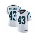 Men's Nike Carolina Panthers #43 Fozzy Whittaker Vapor Untouchable Limited White NFL Jersey