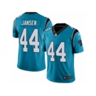 Men's Nike Carolina Panthers #44 J.J. Jansen Limited Blue Rush NFL Jersey