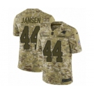 Men's Nike Carolina Panthers #44 J.J. Jansen Limited Camo 2018 Salute to Service NFL Jersey