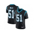 Men's Nike Carolina Panthers #51 Sam Mills Vapor Untouchable Limited Black Team Color NFL Jersey